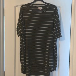 LLR Ribbed Stretchy Irma Top, Small